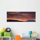 Red Lenticular Clouds Over Teslin Lake And Dawson Peaks At Sunrise Wall Mural