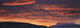 Red Lenticular Clouds Over Teslin Lake And Dawson Peaks At Sunrise Wall Mural