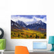 Fall Colours And Auriol Range, Kluane National Park, Yukon Wall Mural