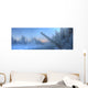 Sunrise Over The Morley River In Winter, Yukon Wall Mural