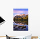 Schaffer Lake And Mount Huber At Sunset Wall Mural