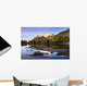 Schaffer Lake And Mount Huber At Sunset Wall Mural