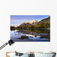 Schaffer Lake And Mount Huber At Sunset Wall Mural