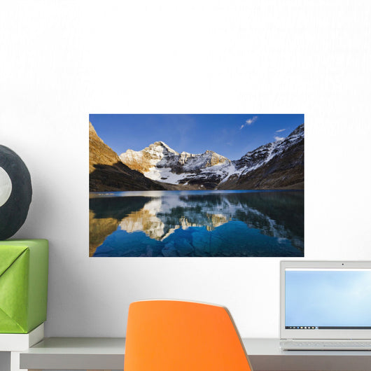 Lake Mcarthur And Mount Biddle At Sunset Wall Mural