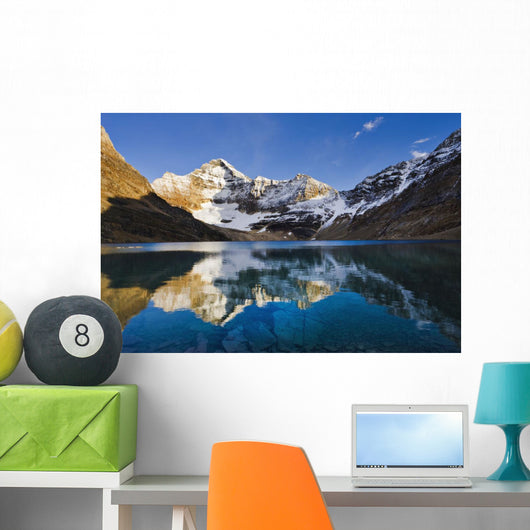 Lake Mcarthur And Mount Biddle At Sunset Wall Mural