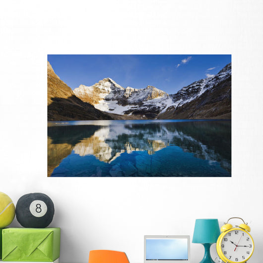 Lake Mcarthur And Mount Biddle At Sunset Wall Mural
