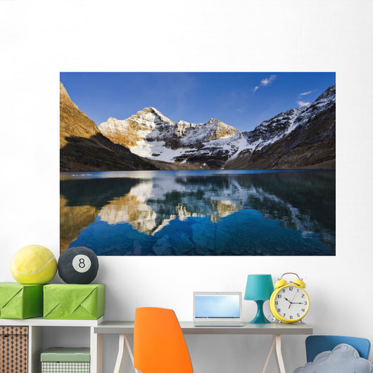 Lake Mcarthur And Mount Biddle At Sunset Wall Mural