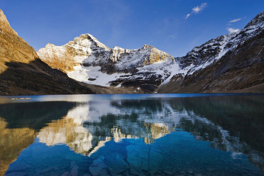 Lake Mcarthur And Mount Biddle At Sunset Wall Mural