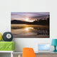 Mist Over Lake At Sunrise, Northern British Columbia Wall Mural