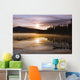 Mist Over Lake At Sunrise, Northern British Columbia Wall Mural