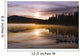 Mist Over Lake At Sunrise, Northern British Columbia Wall Mural