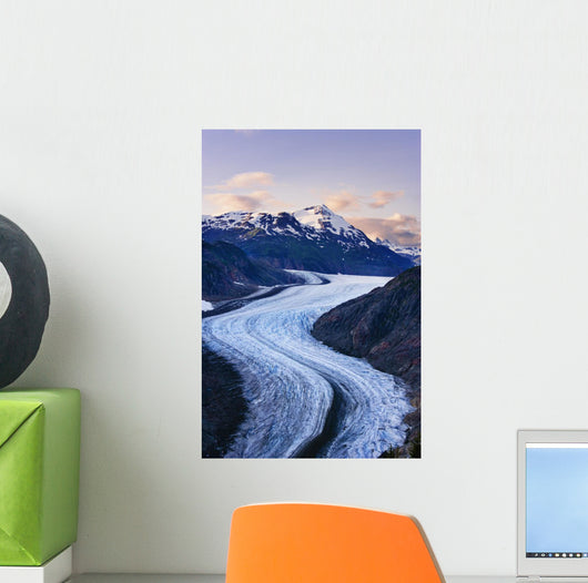 Salmon Glacier At Sunset, Northern British Columbia Wall Mural