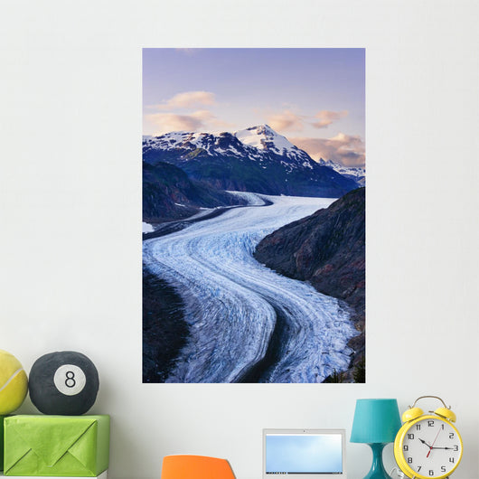 Salmon Glacier At Sunset, Northern British Columbia Wall Mural