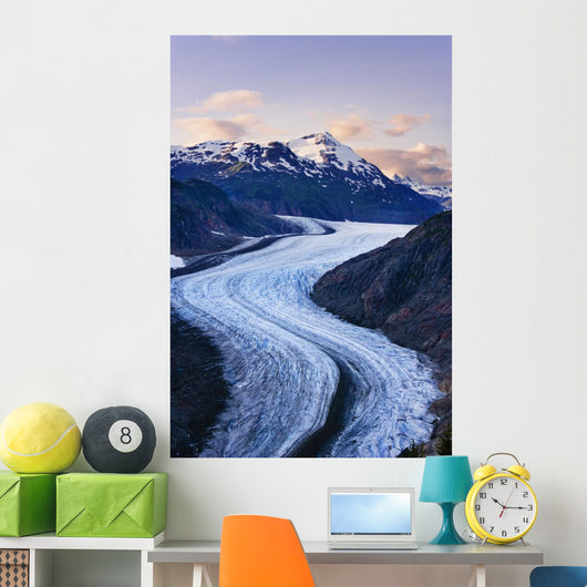 Salmon Glacier At Sunset, Northern British Columbia Wall Mural