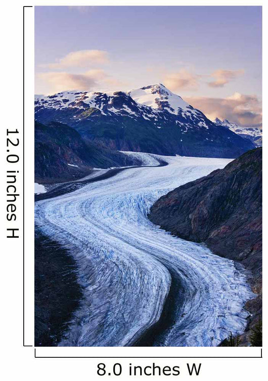 Salmon Glacier At Sunset, Northern British Columbia Wall Mural