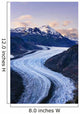 Salmon Glacier At Sunset, Northern British Columbia Wall Mural
