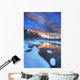 Orange Clouds At Sunset And Little Hazel Creek, Yukon Wall Mural
