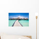 Long Empty Jetty Maldives Wall Decal