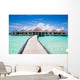Long Empty Jetty Maldives Wall Decal