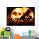 old fireplace Wall Mural