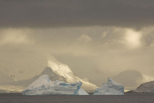 Massive Icebergs Drift Through The Errera Channel Wall Mural