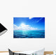 ocean and perfect sky Wall Mural