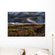 Storm Clouds Over The Sturgeon River Valley In Autumn, Rural Alberta Wall Mural