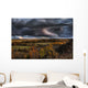 Storm Clouds Over The Sturgeon River Valley In Autumn, Rural Alberta Wall Mural