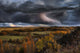 Storm Clouds Over The Sturgeon River Valley In Autumn, Rural Alberta Wall Mural