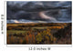 Storm Clouds Over The Sturgeon River Valley In Autumn, Rural Alberta Wall Mural