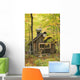 Sugar Cabin In Autumn Wall Mural
