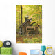 Sugar Cabin In Autumn Wall Mural