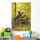 Sugar Cabin In Autumn Wall Mural