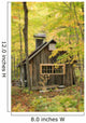Sugar Cabin In Autumn Wall Mural