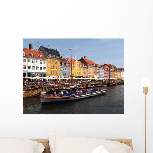 Kopenhagen Ausflugsboot Wall Decal