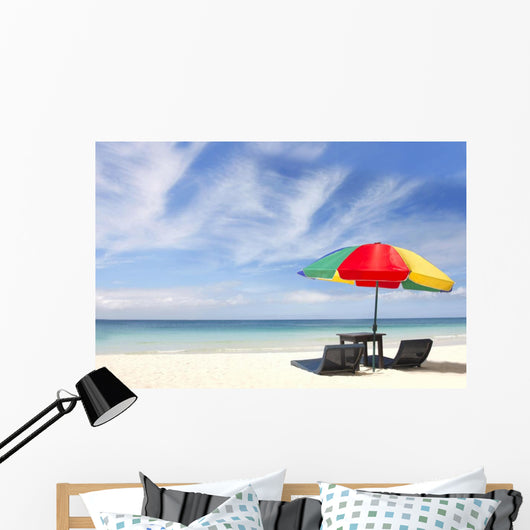 Umbrella and Chairs Sand