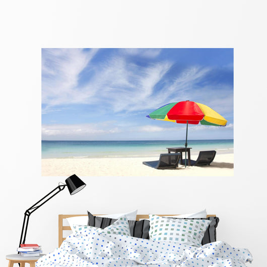 Umbrella and Chairs Sand