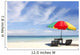 Umbrella and Chairs on Sand Beach 