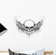 Human Skull Wall Decal