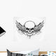 Human Skull Wall Decal
