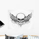 Human Skull Wall Decal