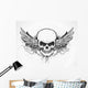 Human Skull Wall Decal