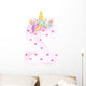 Two Years Old Unicorn Wall Decal