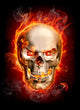 Burning Skull