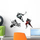 Ice Hockey Trio Wall Decal