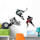 Ice Hockey Trio Wall Decal