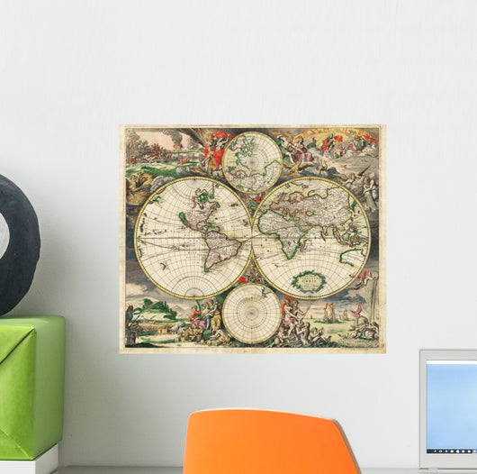 High-Quality Antique Map - Schagen Wall Mural