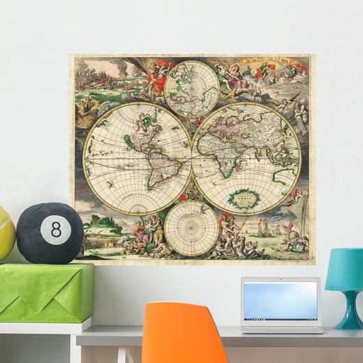 High-Quality Antique Map - Schagen Wall Mural