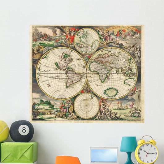 High-Quality Antique Map - Schagen Wall Mural