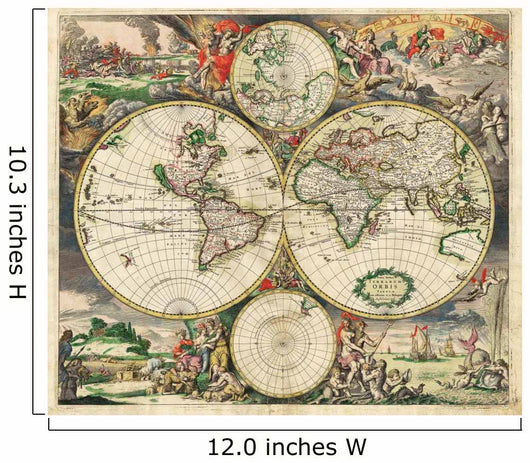 High-Quality Antique Map - Schagen Wall Mural